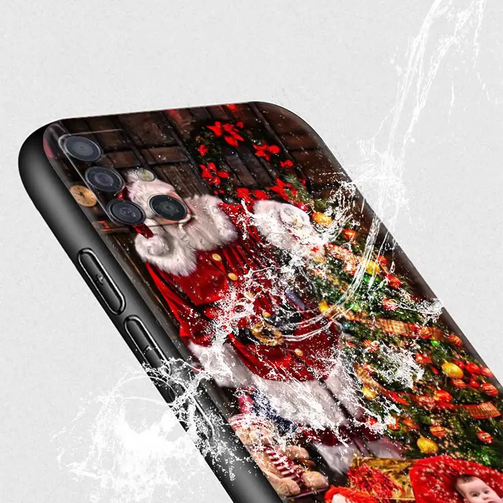 merry christmas new year silicone phone case for funda samsung galaxy a51 a21s a71 a12 a31 a52 a41 a32 a72 5g a02s a11 a02 cover free global shipping