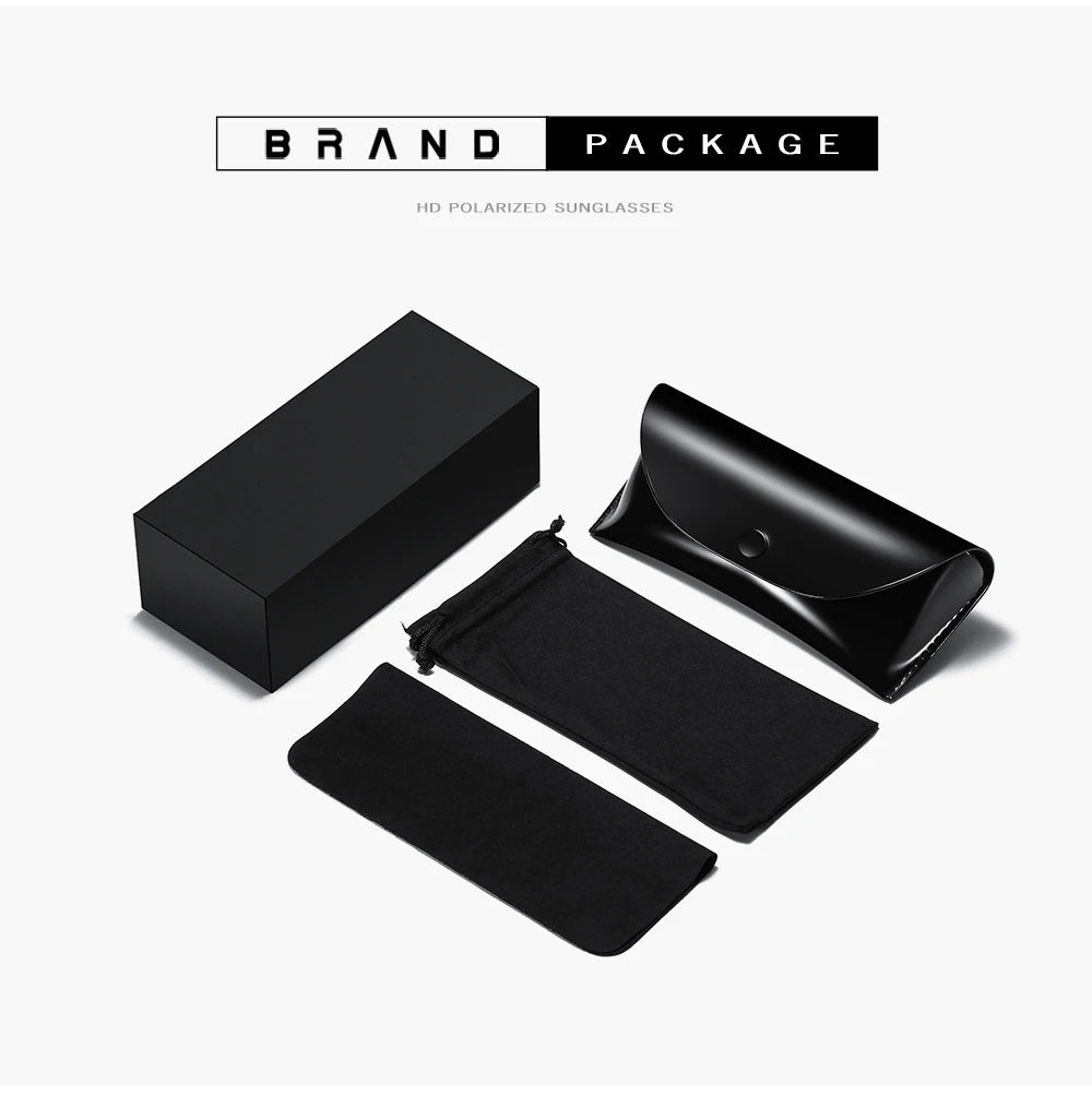 Мужские поляризованные солнцезащитные очки MSETOUTM из алюминия и магния