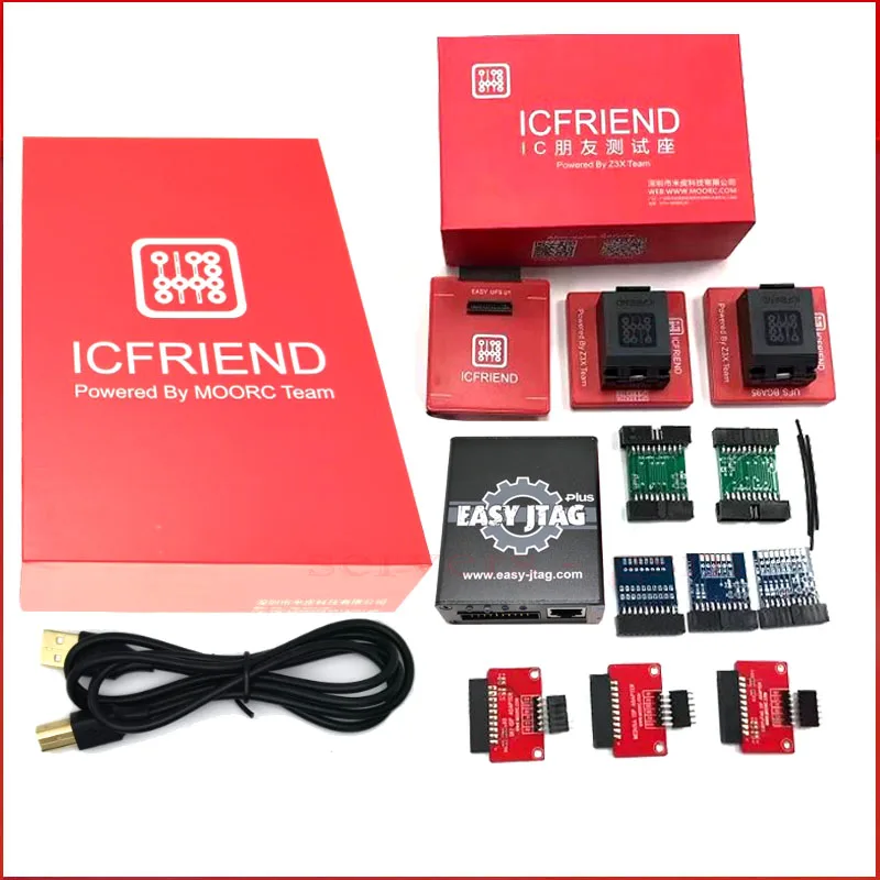 2021 новая версия легкий Jtag плюс коробка + JTAG/уфи/Медуза ISP адаптеры для сим карт UFS 3