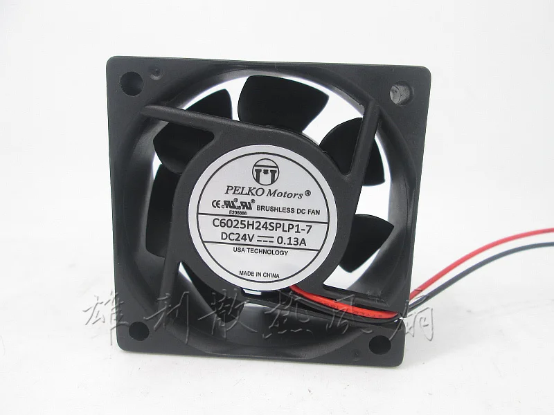Новый 6025 C6025H24SPLP1-7 24V 0.13A 6 см защиты электродвигателя Вентилятор охлаждения |