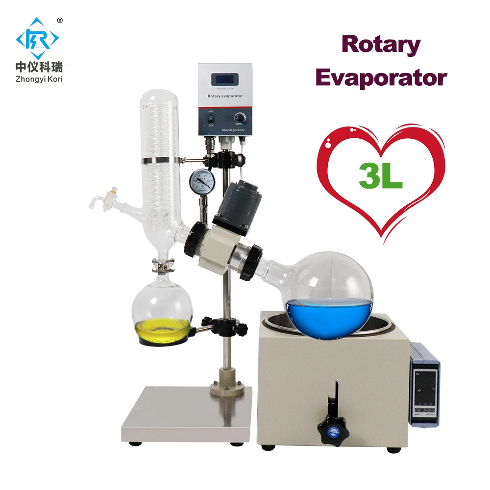 

RE-301 laboratorio rotavapor Rotary Film Evaporator essential oil distillation extractor apparatus