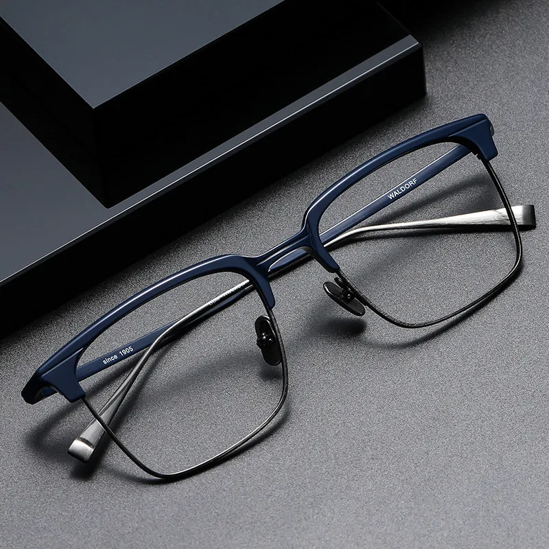 Vintage Titanium Glasses Frame  Prescription Glasses Women Myopia Eyeglasses Frames Small Japan Designer Brand Glasses