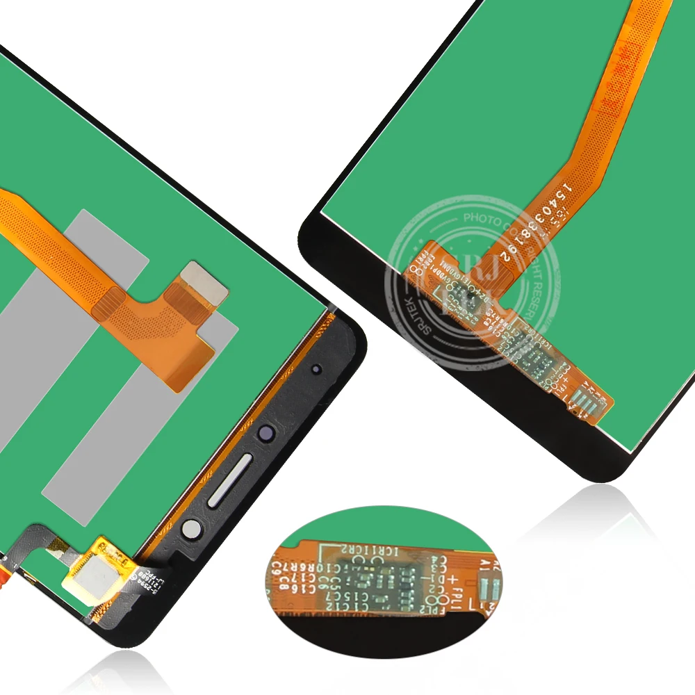 ЖК-дисплей 5 дюйма для Lenovo K6 Note сенсорный экран с дигитайзером стеклянный сенсор в