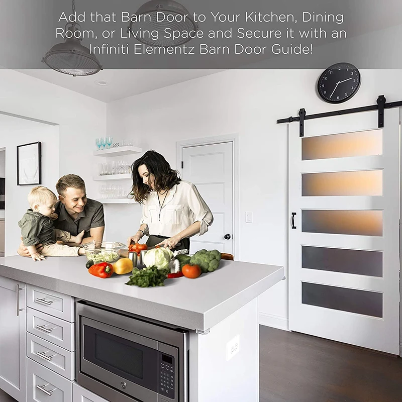 

2Pcs Barn Door Floor Guide Smooth Butter Bearings Stay Roller Sliding Adjustable Guide Flush with Floor