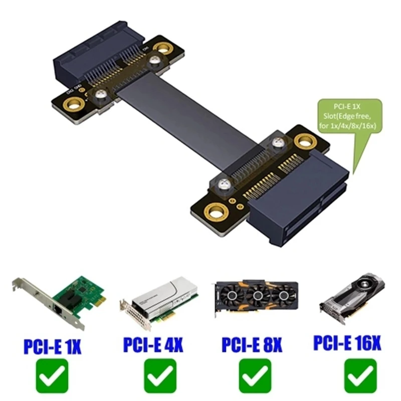 PCI E Express 36PIN 1X удлинитель Мама мама кабель (20 см)|Компьютерные кабели и разъемы| |