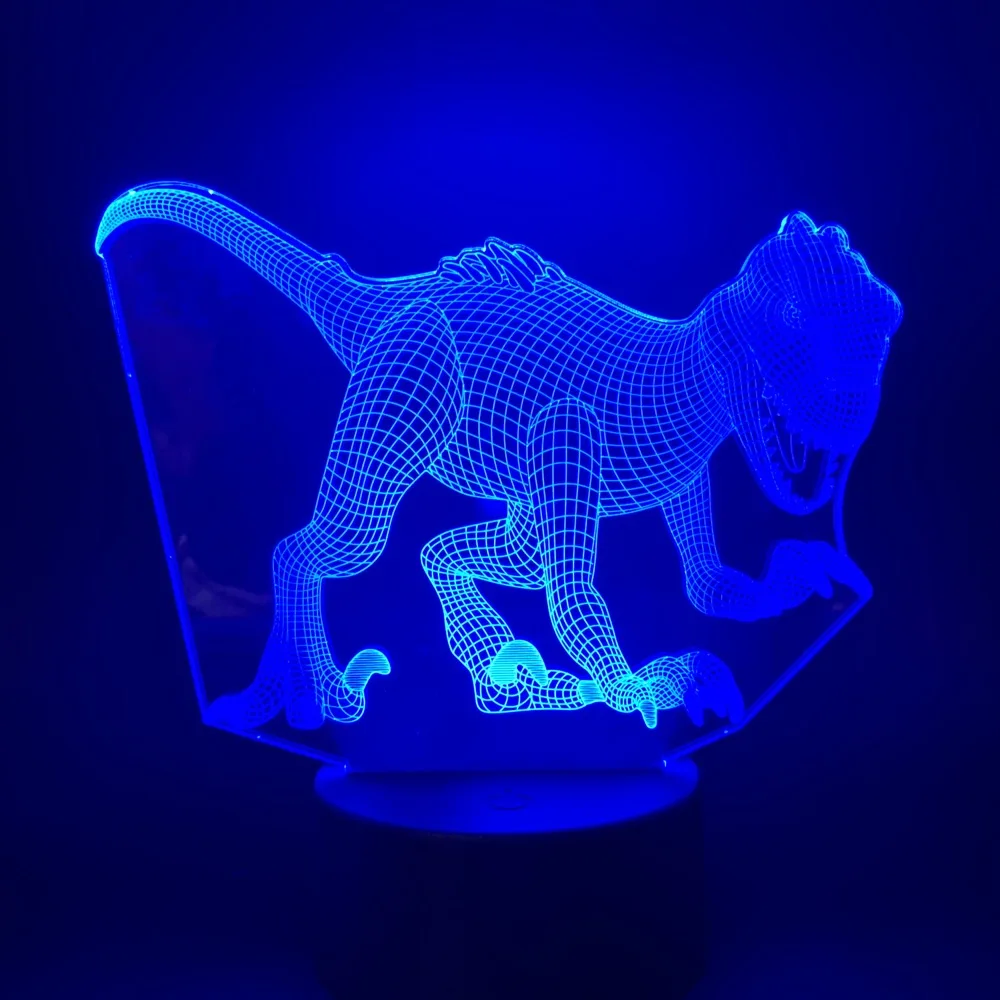 Светодиодный ночсветильник лампа для комнаты Юрского периода изменение цвета с