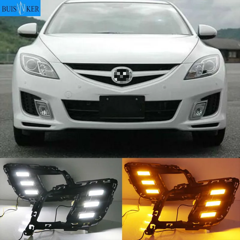 1 комплект для Mazda 6 Mazda6 2008 2009 2010 вождения DRL дневные ходовые огни светильник