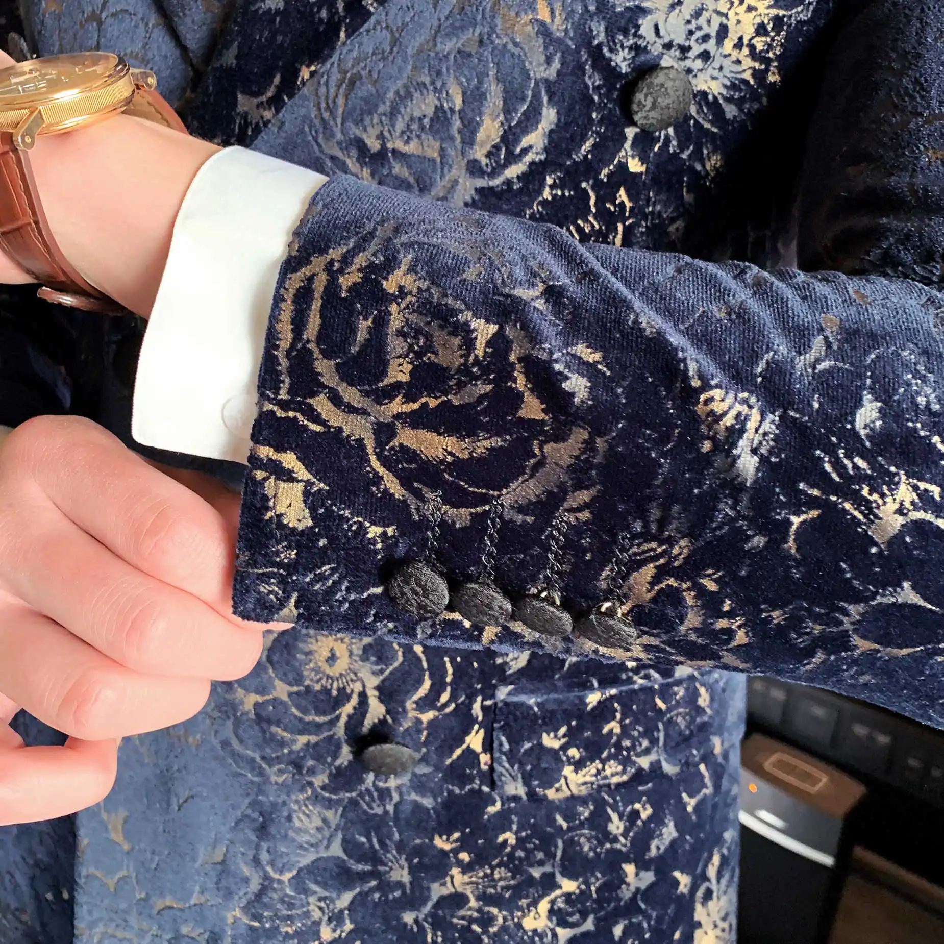 Высокое качество бархатные ужин парадный вечерний костюм джентльмена человек