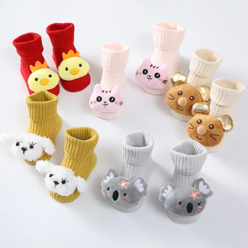 

Детские противоскользящие носки для новорожденных девочек