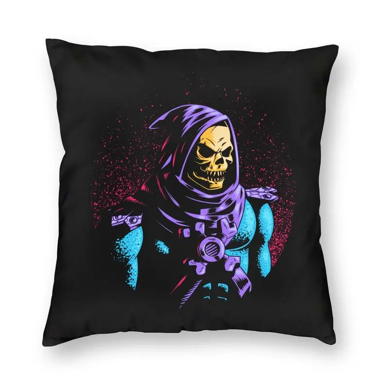 

Винтажная наволочка в стиле аниме для влюбленных He-Man и мастеров вселенной, Современное украшение для дома, наволочка в виде Черепа скелета