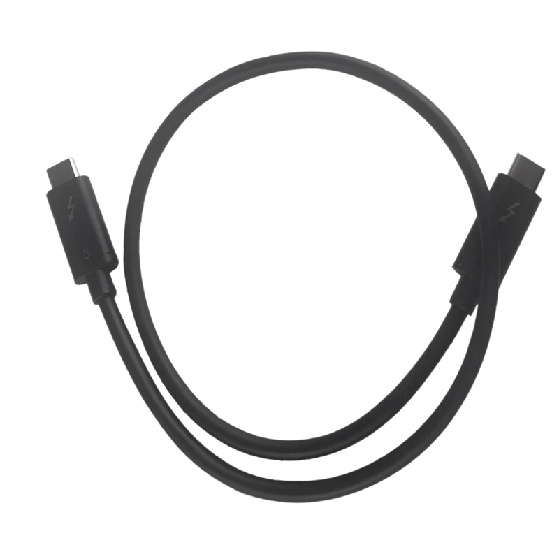 Кабель Thunderbolt 3 Usb 1 C Male To 40 Гбит/с к кабель 50 см|Кабели передачи данных| |