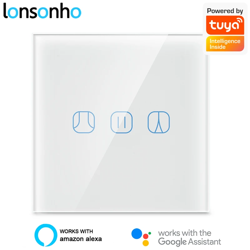 

Умный выключатель для штор Lonsonho Tuya Smart Life с поддержкой Wi-Fi
