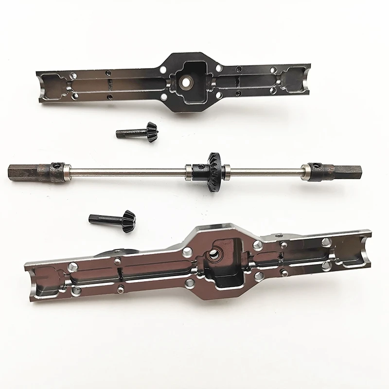 

3Pcs Front + Center +Rear Axle Assembly for WPL 1/16 B36 B36K B16 B16K RC Car Fitting