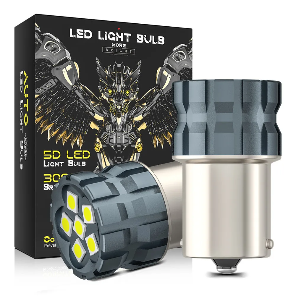 

2PCS New LED Car Light S25 1156 BA15S P21W LED Turn Signal Light Bulb Car Accessories Turn Signal Lamp Reversing Bulb
