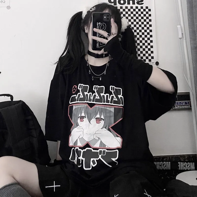 Женские толстовки топы модные черные в стиле Харадзюку летние пуловеры с принтом