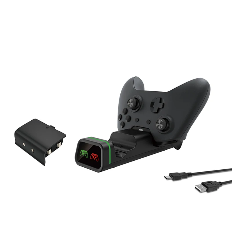 HOT!Controller Charger Dock Dual Charging Station for Xbox One/Slim/Elite Controller with 2X800MAh Rechargeable Battery Packs. | Бытовая
