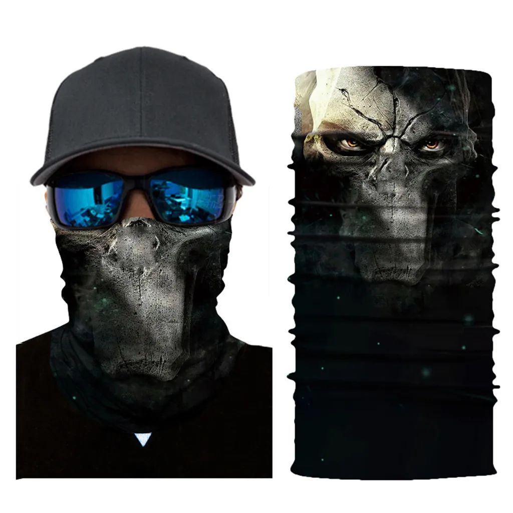 Кожаные Мотоциклетные Перчатки маска для лица из флиса унисекс лыжный мото