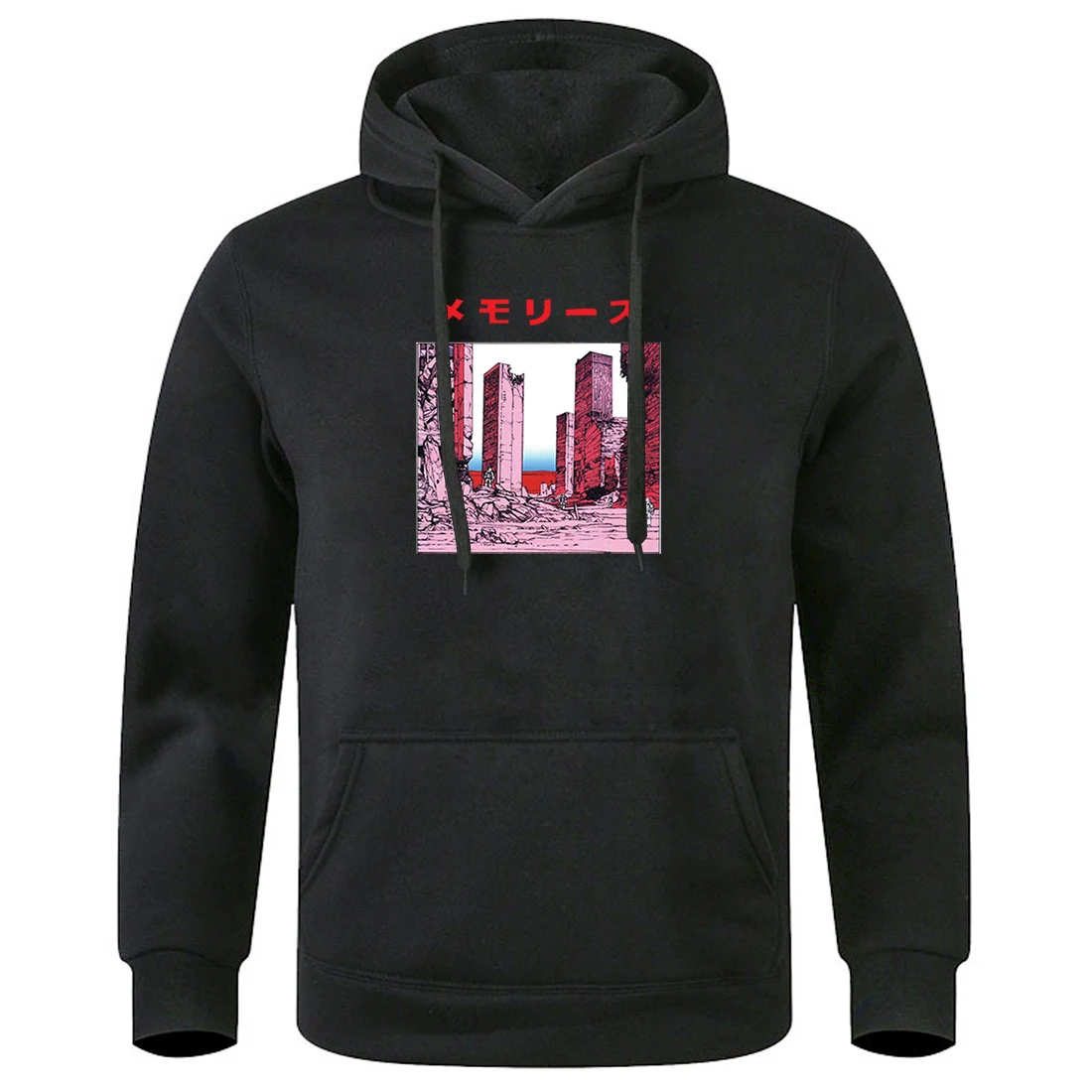 

Male Memories Cartoon Hooded Sweatshirts 2020 Keep Warm Autumn Winter Mens Streetwear Harajuku Hoodies Funny Long Sleeve Hoody