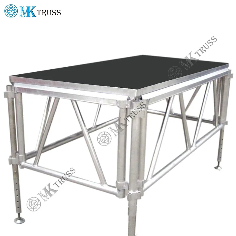 MK 1.22x2.44 м/4x8ft Алюминий ферменной конструкции сценическая площадка с регулировкой