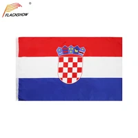 flagnshow croatia flag one piece 3x5 ft hanging polyester croatian national flags with brass grommets