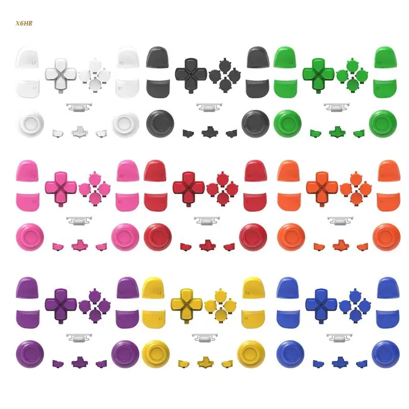 Для PS5 геймпад ручка контроллер Кнопка джойстики крышка ключа комплект для