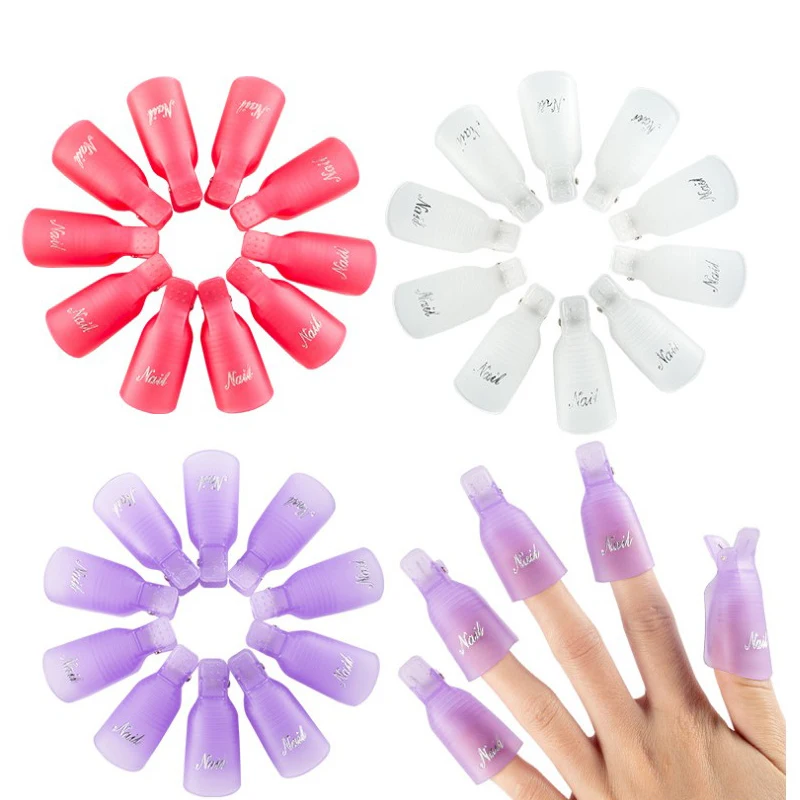 

10 шт./компл. силиконовая зеркальная многоразовая оберточная крышка для удаления замачивания УФ-геля для дизайна ногтей инструменты для ман...