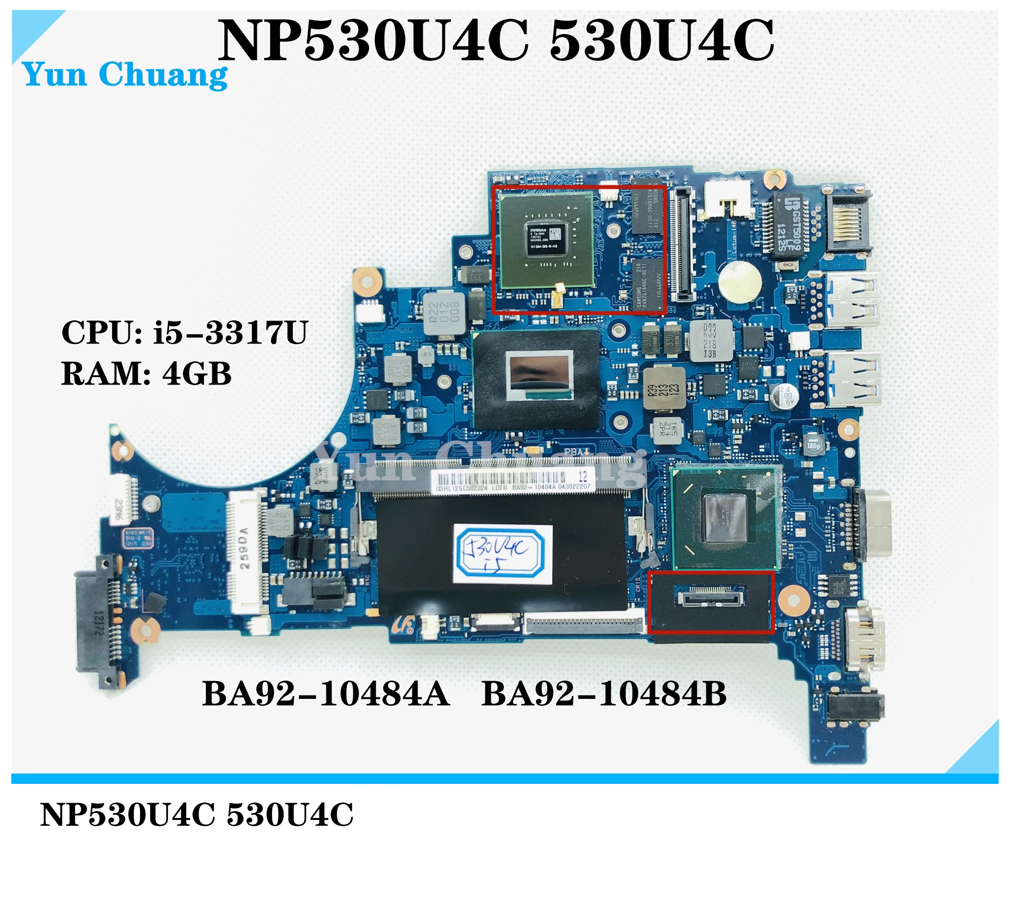 Материнская плата для ноутбука Samsung NP530U4C 530U4C