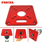 Алюминиевая вставная пластина для фрезерного стола для деревообрабатывающих скамейков маршрутизатор RT0700C