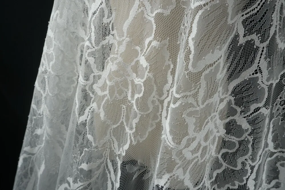 Большие цветочные ресницы chantilly lace длиной 3 метра! Новое поступление, кружевное свадебное кружевное платье для невесты, модный стиль