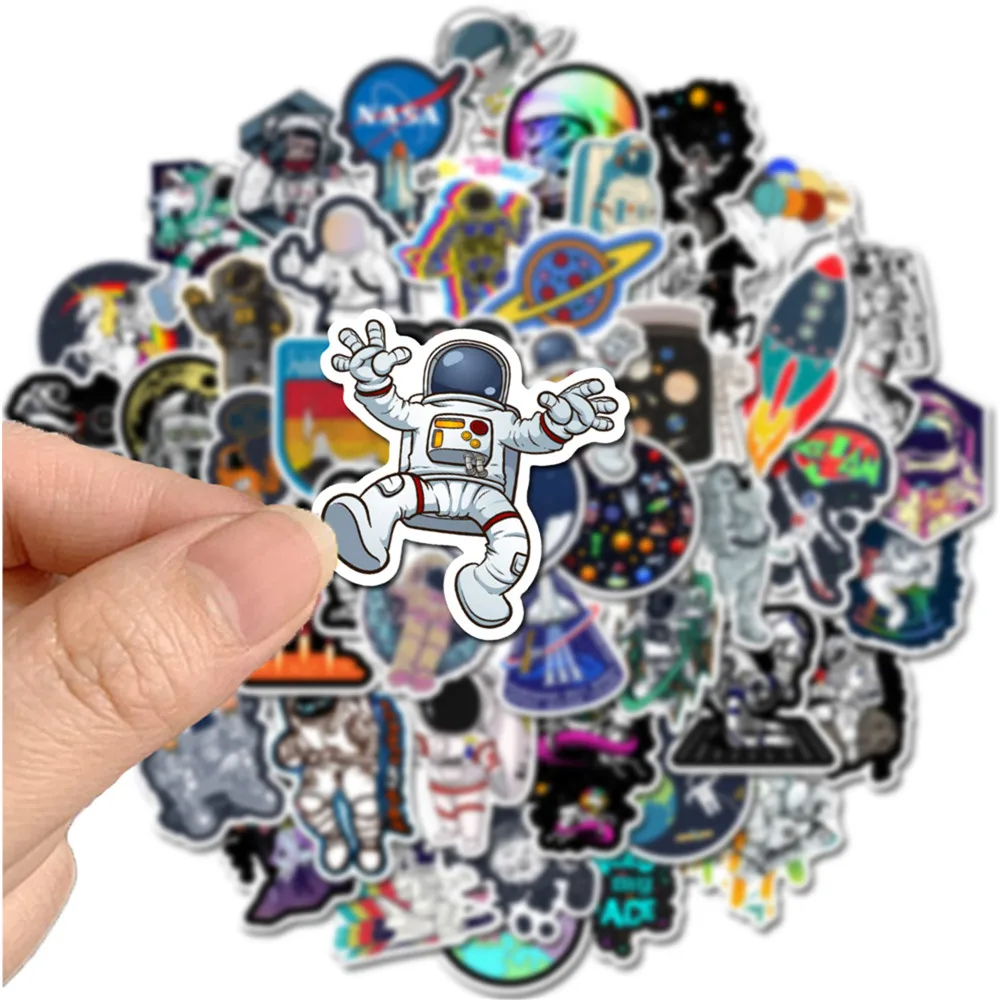 

10/30/50pcs Astronauts Stickers VSCO Waterproof Vinyl Stickers for Kids Laptop Graffiti Sticker Decal Kid Classic Toy Stickers