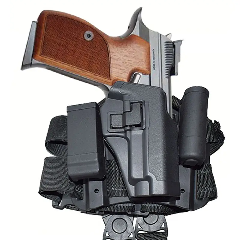 FS Стиль CQC Тактический Duty падение ноги бедра пистолет кобура для SIG SAUER P226 P228 P229