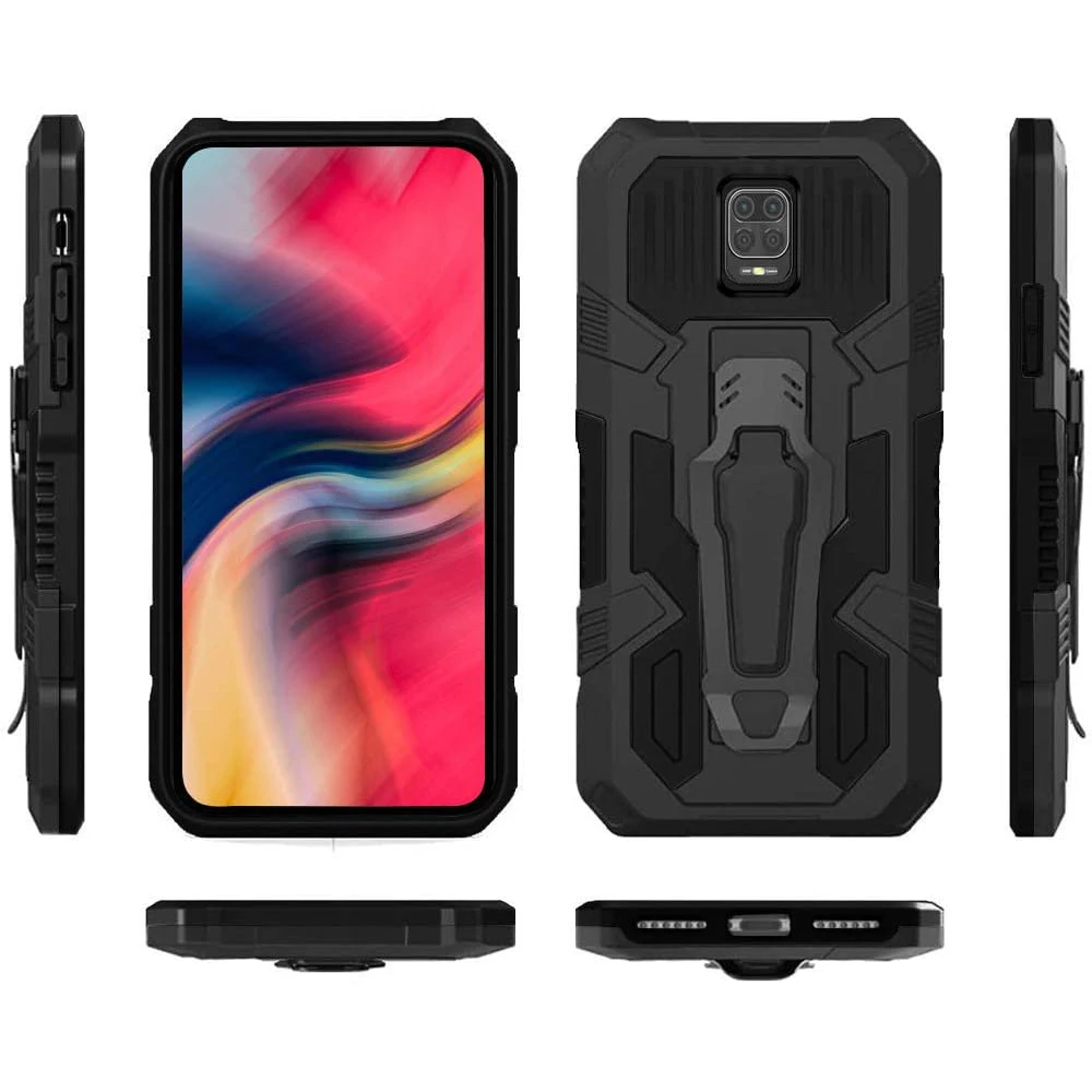 Redmi Note 9s 9 Pro 7A 8 6A бронированный чехол с зажимом для ремня подставка телефона 9C note 7