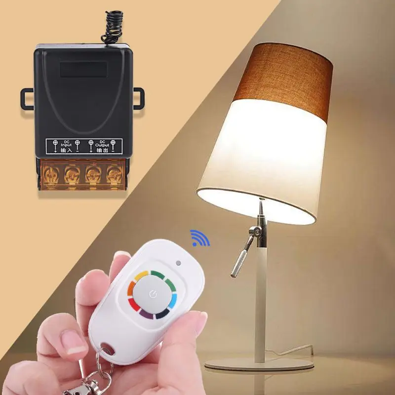 

R58B Universal Wide Voltage DC9V-85V Relay 1CH RF Wireless Radio Remote Control Switch Receiver Transmitter