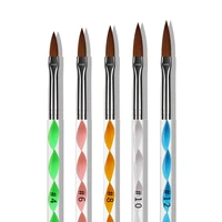 nail art brush tool set acrylic uv gel painting drawing brushes pens remove dust cleaning nails brush tool professional manicure