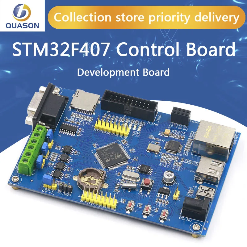 

Industrial Control STM32F407VET6 Development Board RS485 Dual CAN Ethernet Networking STM32