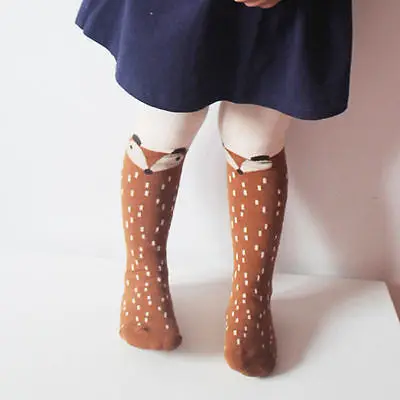 

1-5T Cute Kids Stockings Girls Cotton Fox Tights Baby Stocking Toddler Hosiery Pantyhose Girls Clothing Accessories