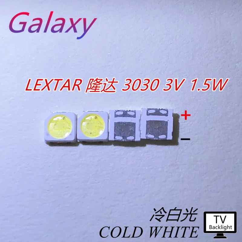 Lextar светодиодная подсветка высокая мощность СВЕТОДИОД 1 5 Вт 3030 3 в холодный белый