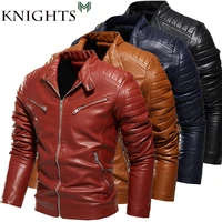 2021 new mens autumn and winter men high quality fashion coat leather jacket motorcycle style male business casual jackets men