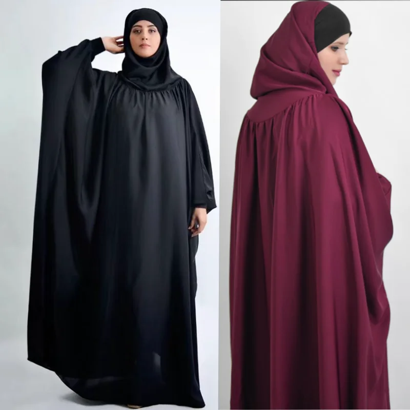 Модный головной платок, мусульманская одежда jilбаб, мусульманский женский хиджаб, платье Рамадан, химар, абайя, Женский хиджаб, шарф, головно...
