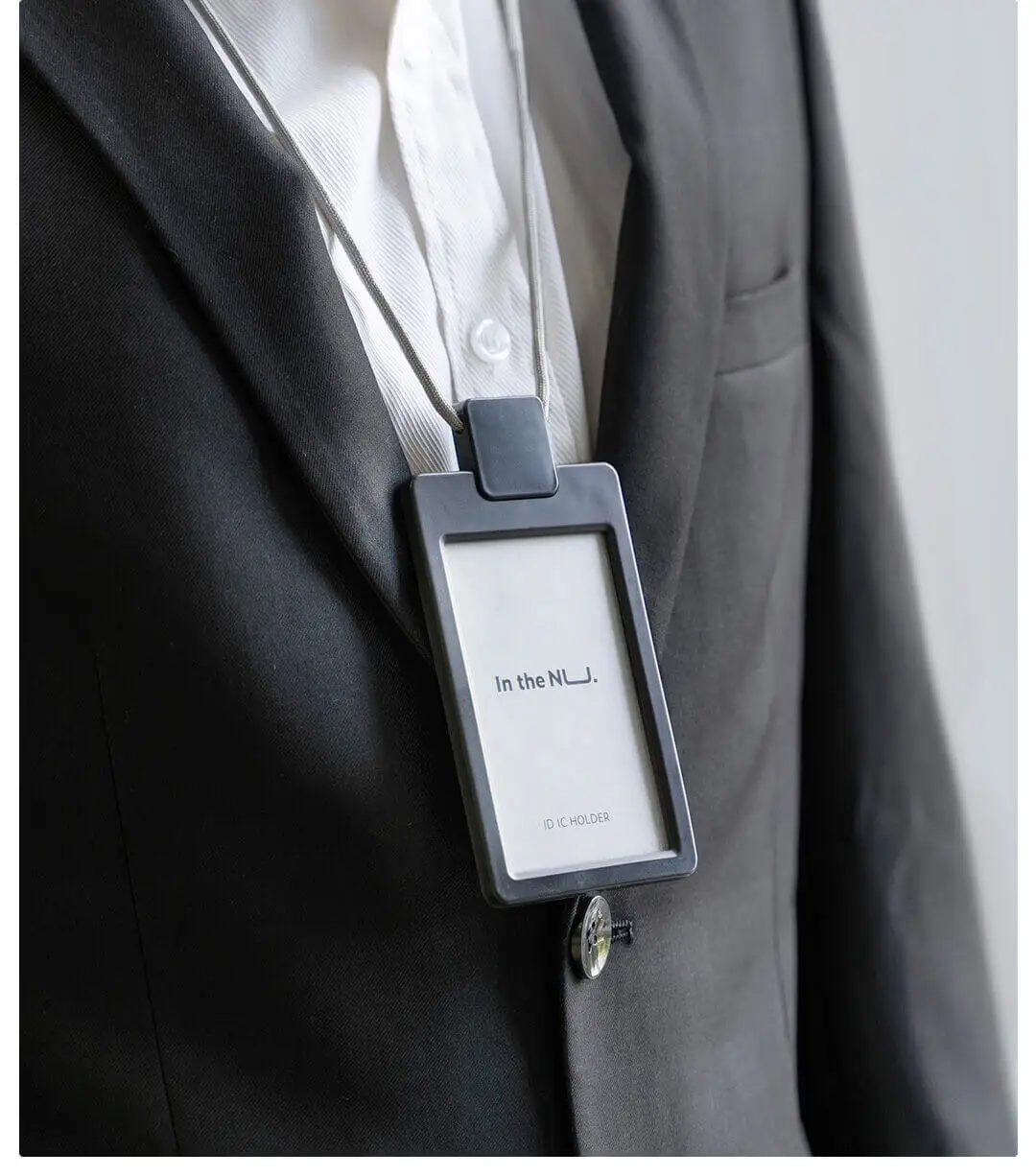 

Youpin MUSIGN ID Card Case Sleek Minimalist Rounded Edge Pressed Shackle Nylon Lanyar for Smart Home