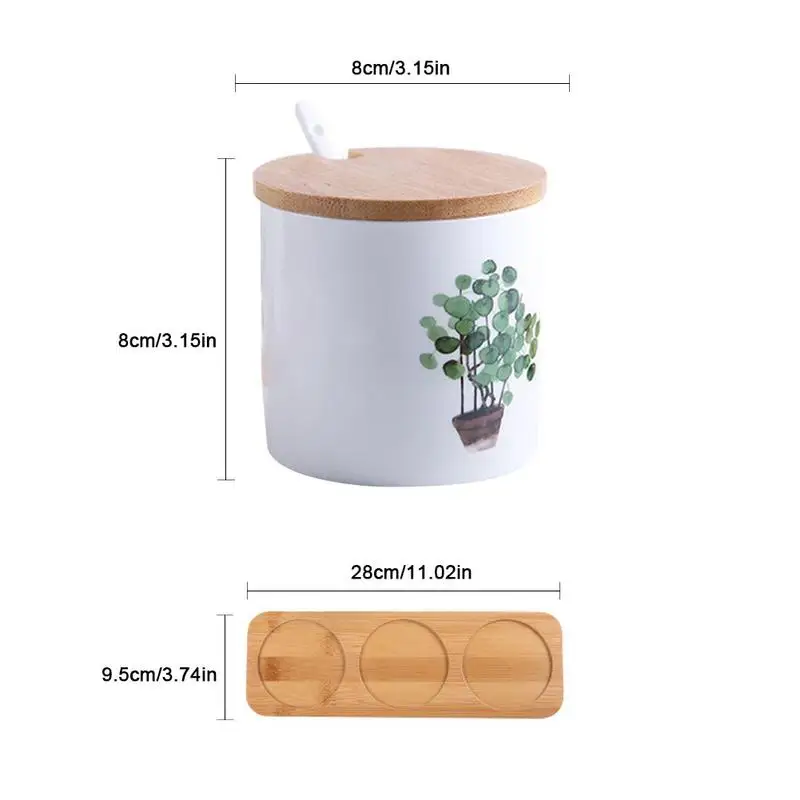 Кухонные принадлежности 3 шт./компл. керамическая бутылка для приправ Набор банок