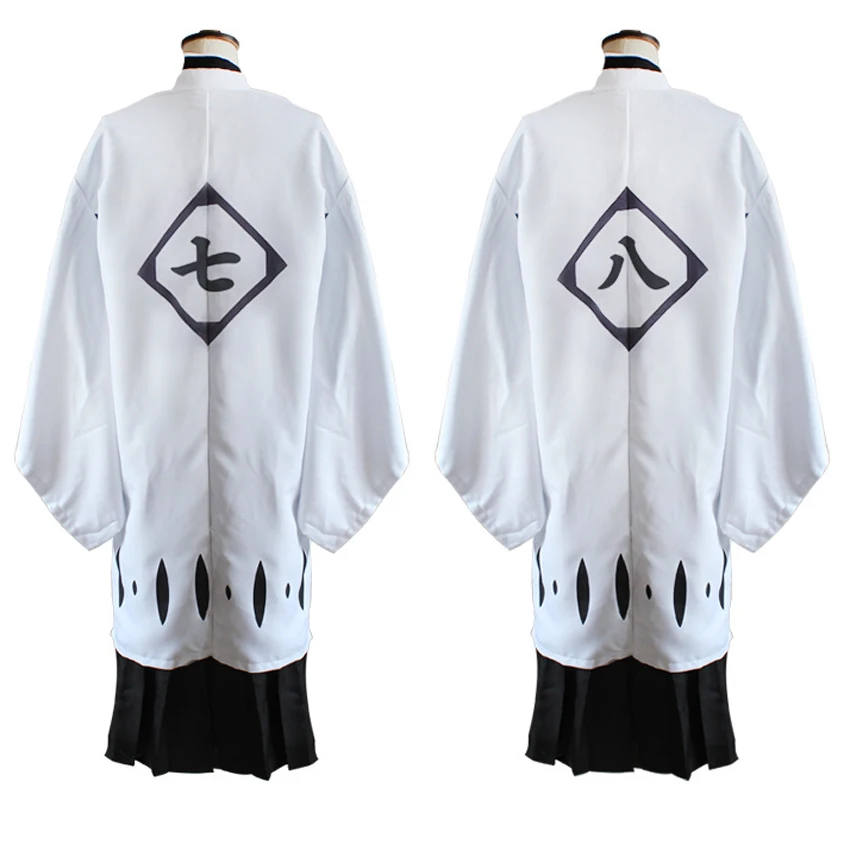 Anime Bleach Cosplay Costumes Kurosaki ichigo White Cloak Halloween Carnival Party Game Costume Haori