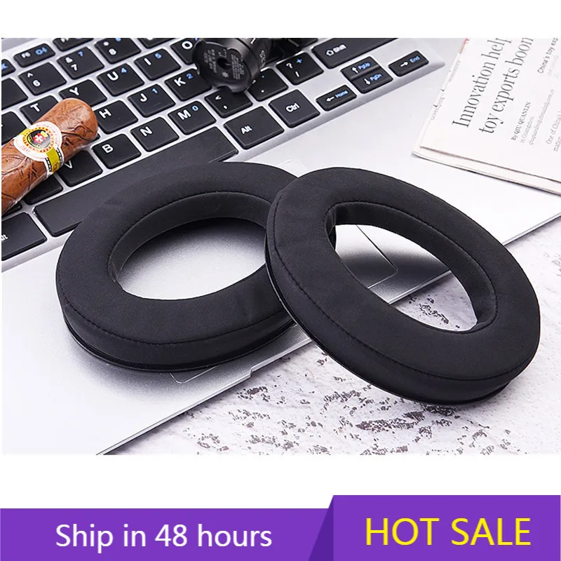 Сменные мягкие бархатные поролоновые амбушюры для наушников Sennheiser G4ME one ZERO HD515 HD555