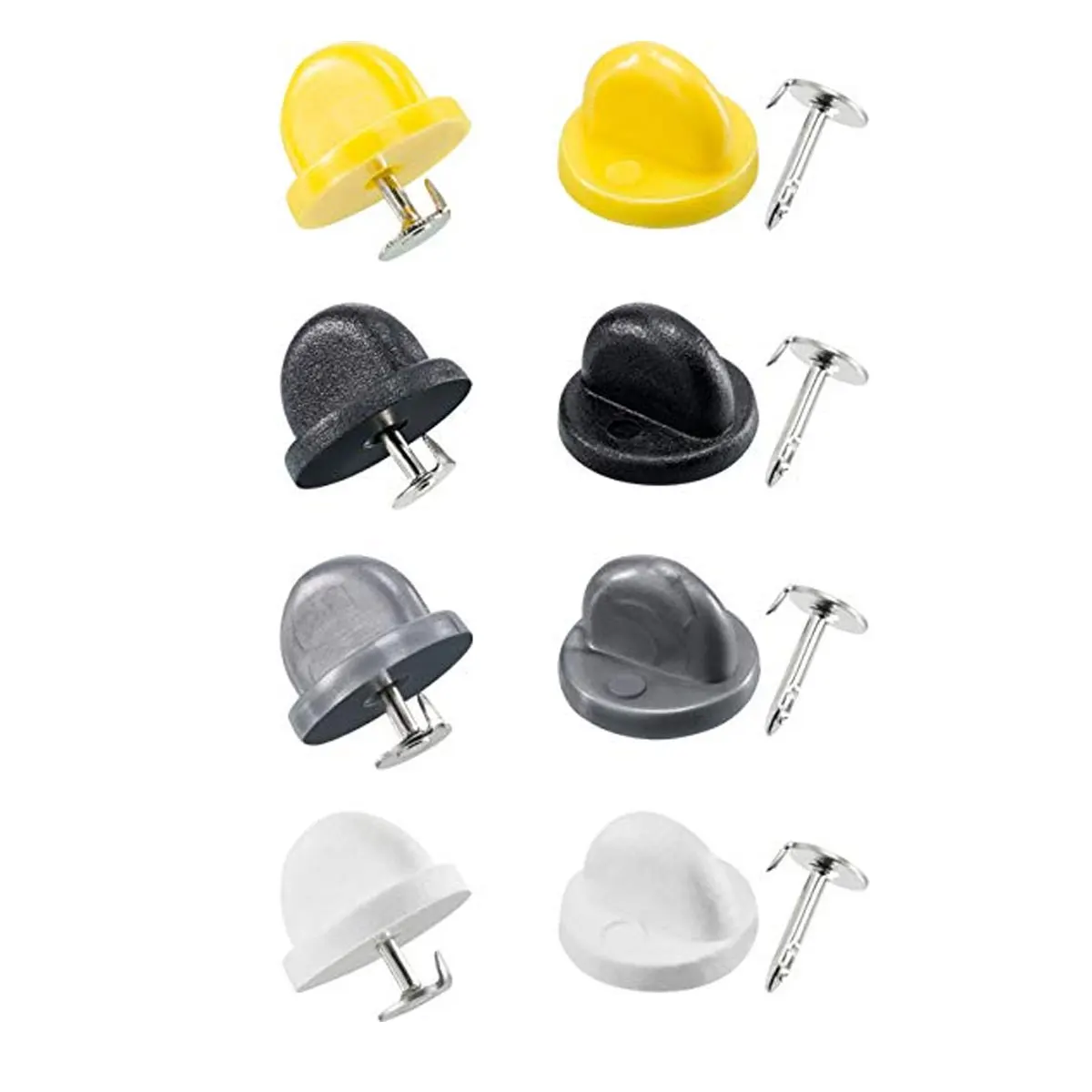 100 шт шапки с бабочками резиновые пластиковые бытовые Круглые для галстука