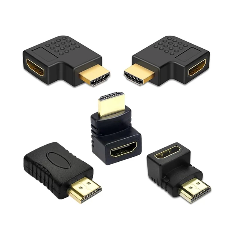 Переходник HDMI (штекер-гнездо) 180/360 градусов для HD TV PS4 ноутбуков ТВ-приставок |
