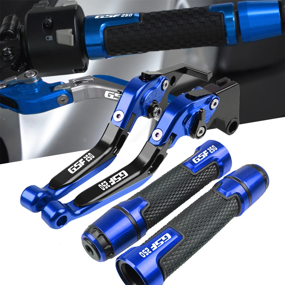 

For SUZUKI GSF 250 BANDIT GSF250 1990 1991 1992 1993 1994 1995 All years Motorcycle CNC Brake Clutch Lever & Handlebar Grip Ends