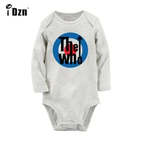 the who band roger daltrey john entwistle keith moon pete townshend newborn baby outfits long sleeve jumpsuit 100 cotton
