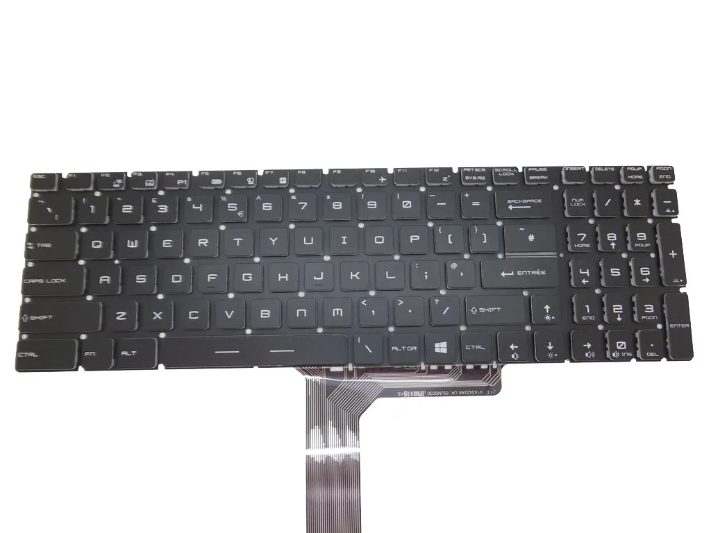 

US UK SP Keyboard For MSI GT72VR 6RD-059CN GT72VR 6RD-082XCN GS60 GS70 United States US