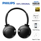 Повязка на голову Philips SHB3075 Беспроводная с Bluetooth 4,1 регулятор громкости литий-полимерная для Iphone X официальная проверка