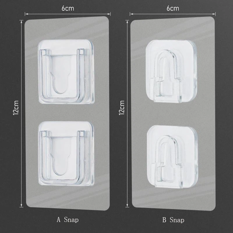 

Настенный крючок на присоске, 5 двусторонних крючков